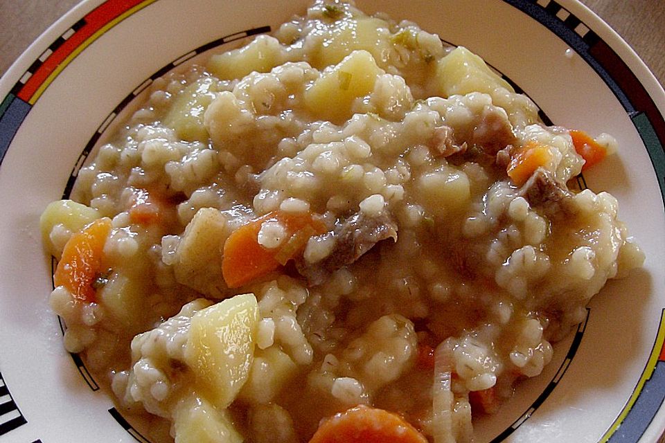 Rheinische Gerstensuppe