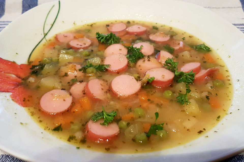 Deftige Erbsensuppe