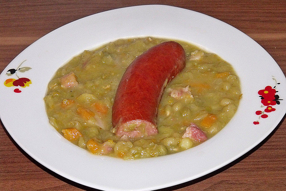 Deftige Erbsensuppe