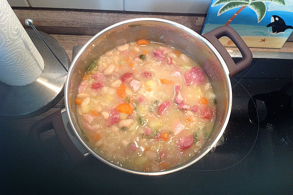 Deftige Bohnensuppe