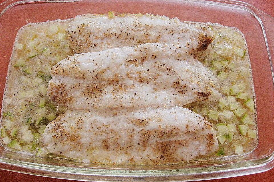 Fischfilet mit Möhren