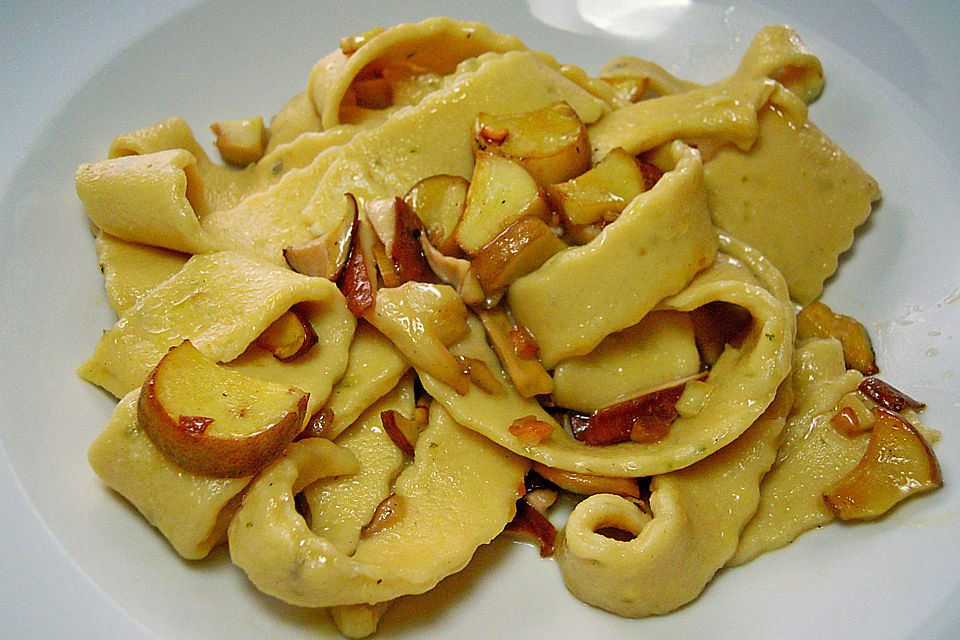 Steinpilz - Knoblauch - Spaghetti