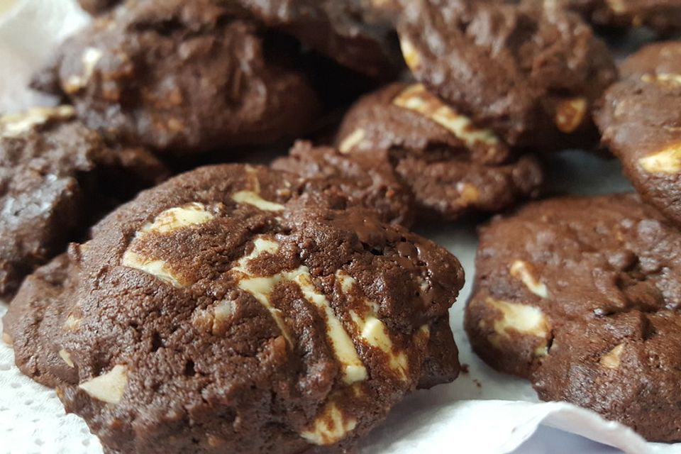 Cookies aux trois chocolats