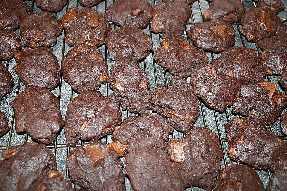 Cookies aux trois chocolats