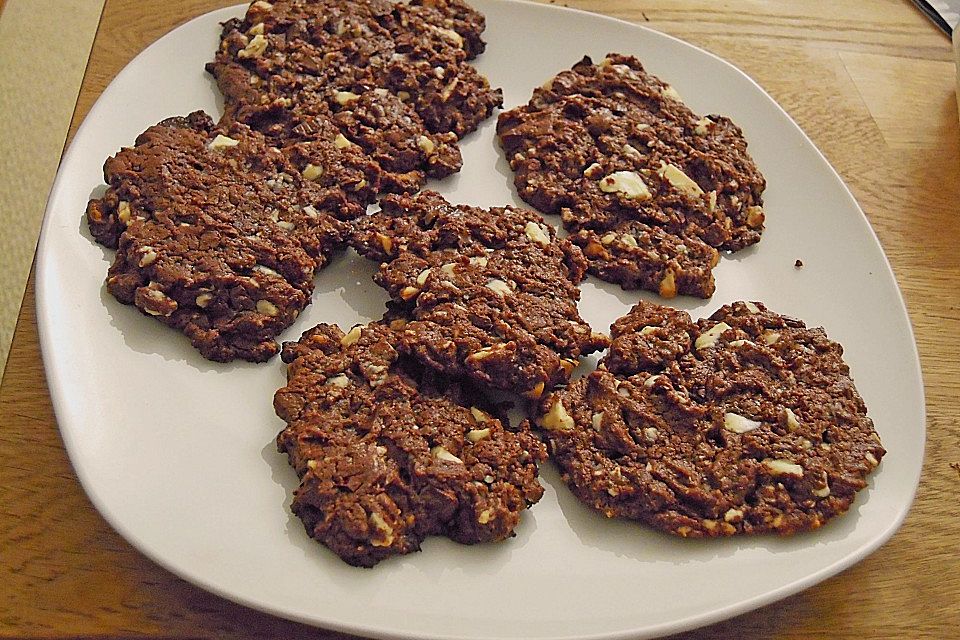 Cookies aux trois chocolats