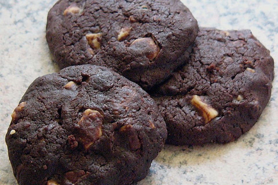 Cookies aux trois chocolats