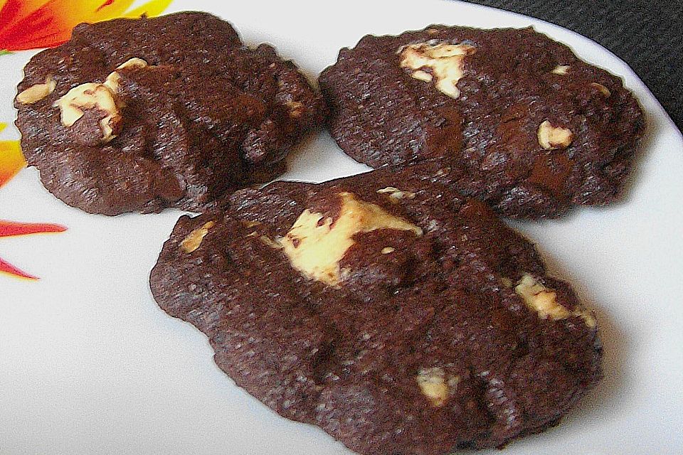 Cookies aux trois chocolats