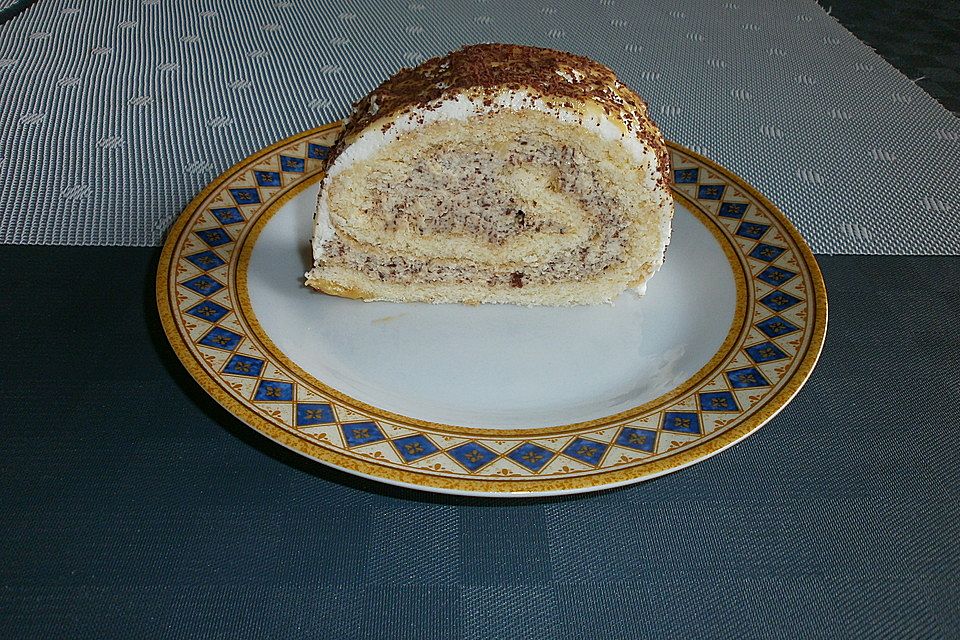 Eierlikör - Stracciatella - Biskuitrolle