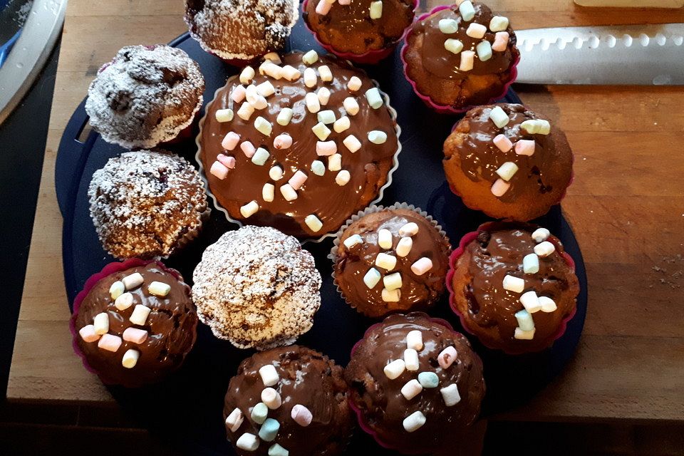 Schoko - Kirsch - Muffins