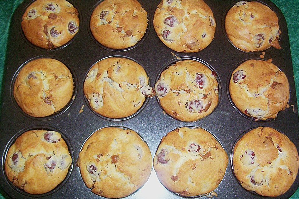 Schoko - Kirsch - Muffins