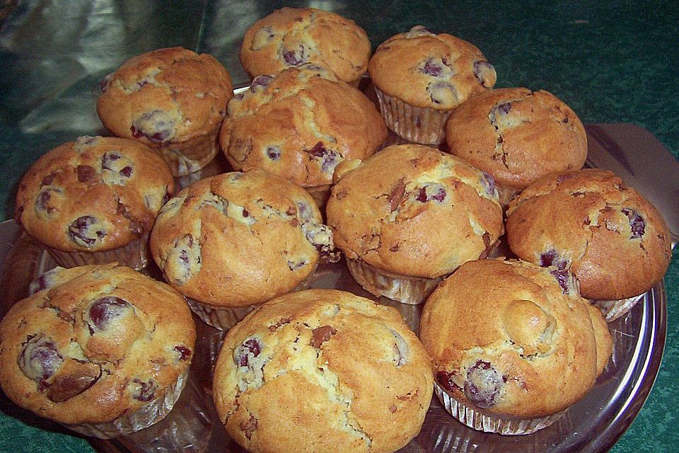 Schoko - Kirsch - Muffins