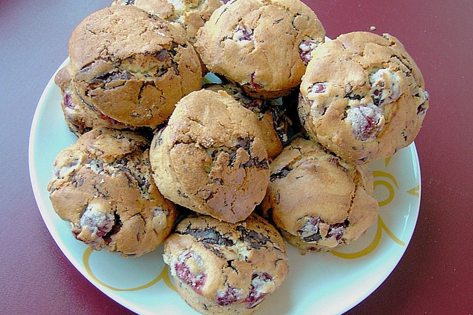 Schoko - Kirsch - Muffins