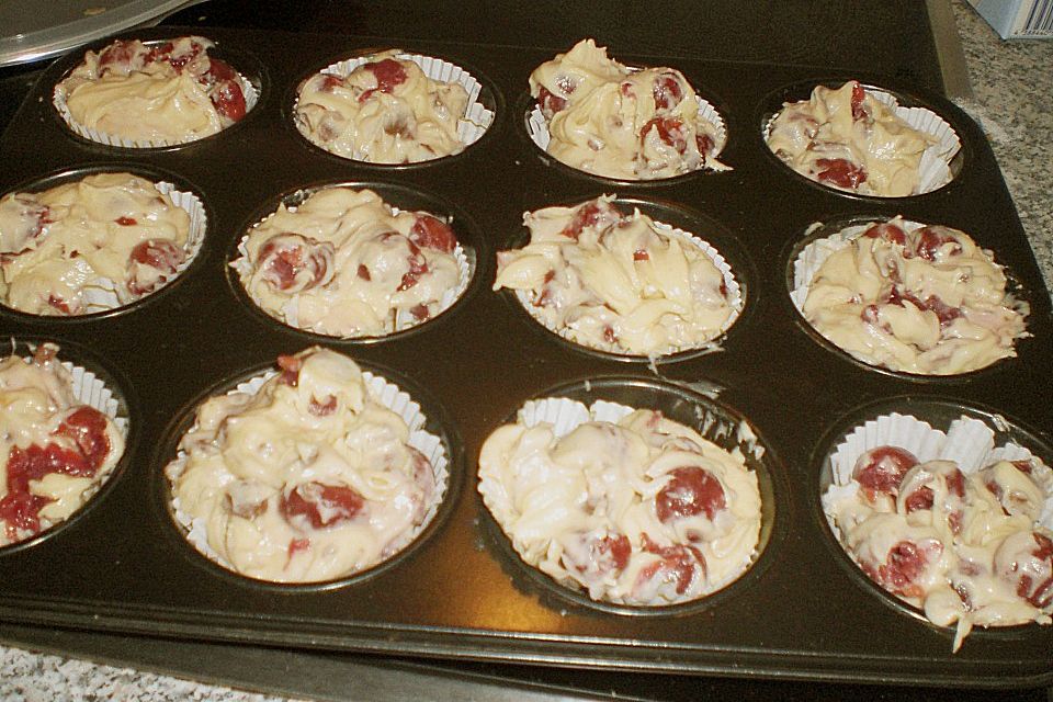 Schoko - Kirsch - Muffins