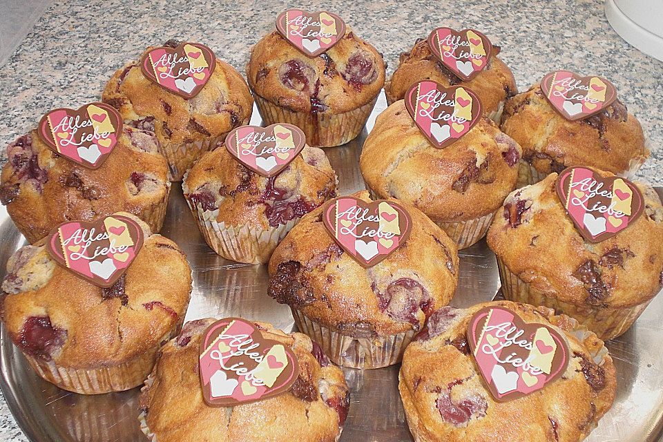 Schoko - Kirsch - Muffins