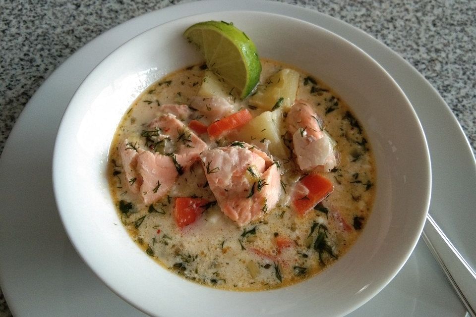 Finnische Fischsuppe