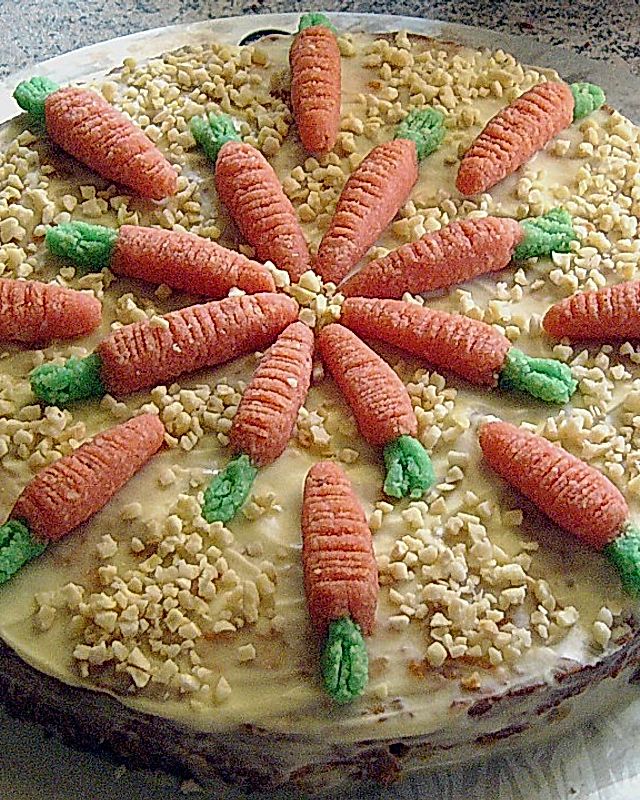 White Chocolate Frosted Carrot Cake
