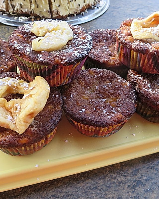 Apfel - Ahornsirup Muffins