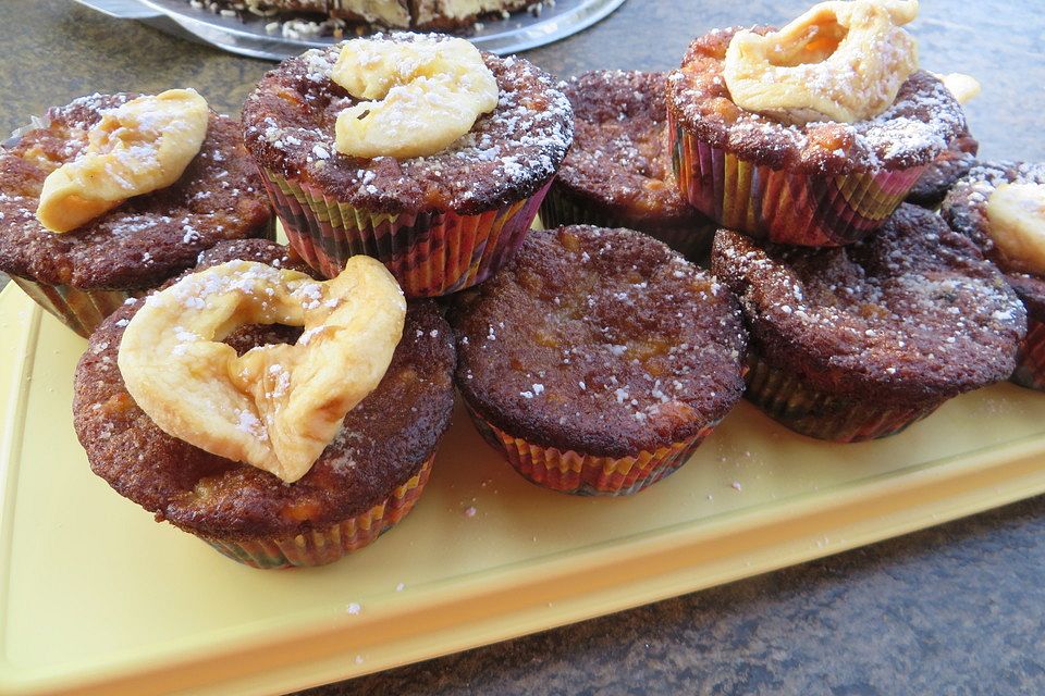 Apfel - Ahornsirup Muffins