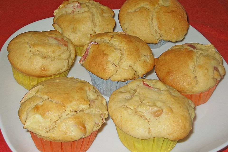 Apfel - Erdnussbutter Muffins