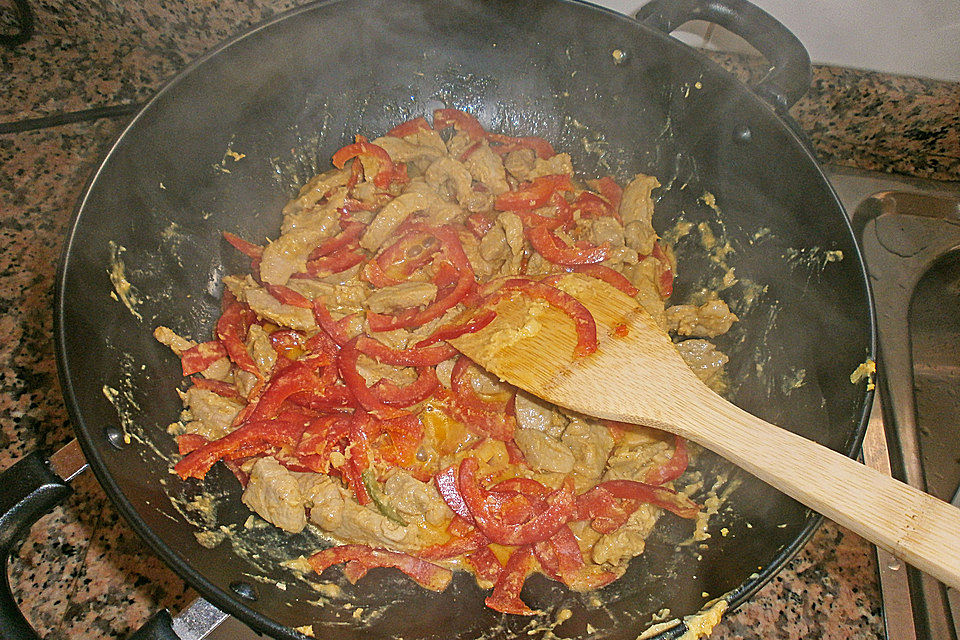 Ananas - Schweinefleisch - Curry