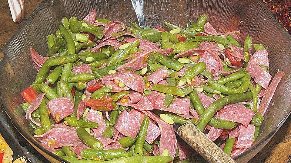 Pikanter Bohnensalat von luckys-home| Chefkoch