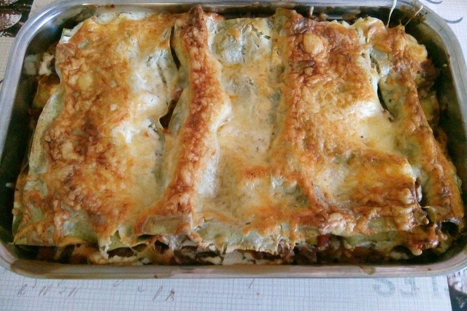 Einfache Lasagne Bolognese