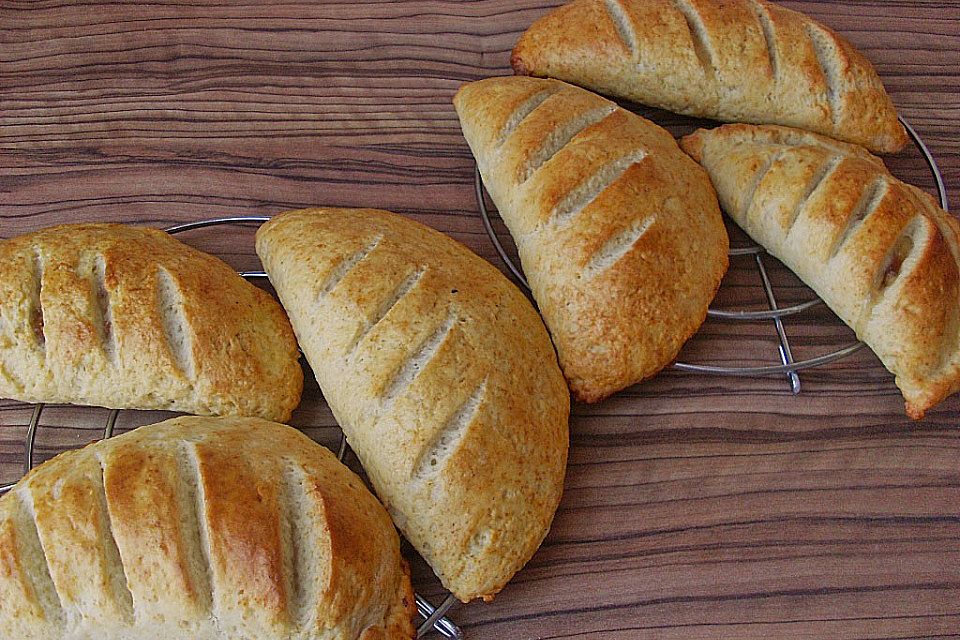 Apfeltaschen mit  Eierlikör - Apfelfüllung