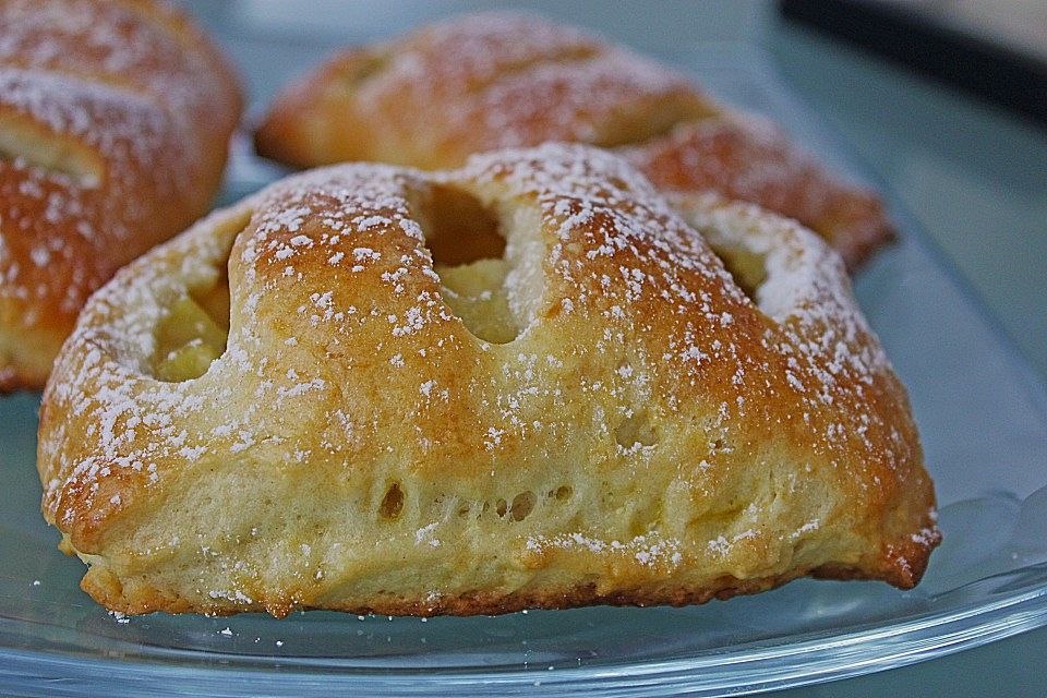 Apfeltaschen mit  Eierlikör - Apfelfüllung