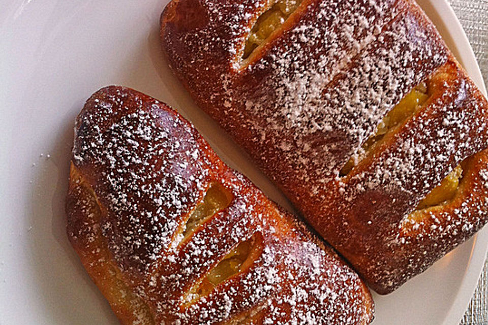 Apfeltaschen mit  Eierlikör - Apfelfüllung