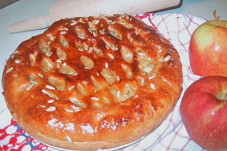 Apfeltaschen mit  Eierlikör - Apfelfüllung