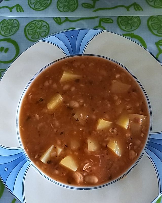 Bohnensuppe