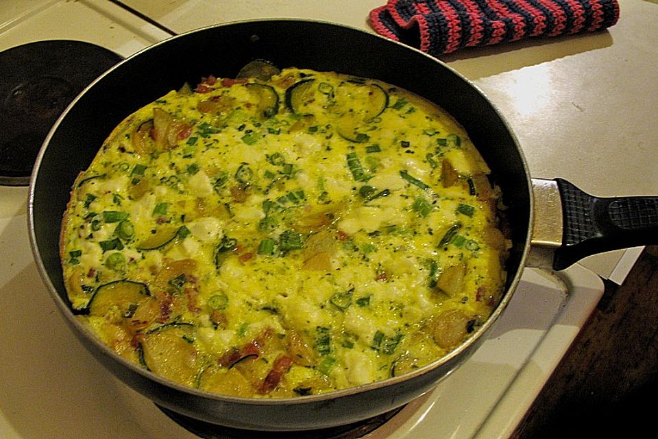 Griechisches Käseomelette