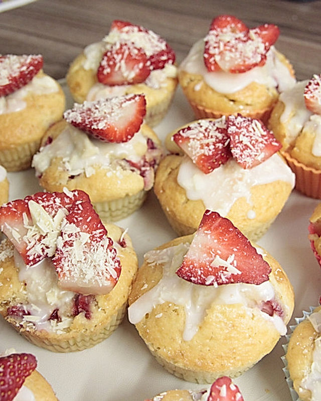 Erdbeer - Jogurt Muffins