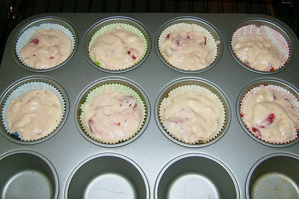 Erdbeer - Jogurt Muffins