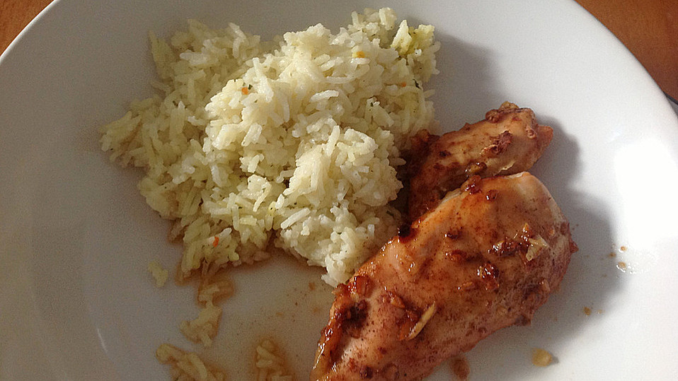 Scharfes Hähnchen mit Honig und Orangensaft von sheherzade