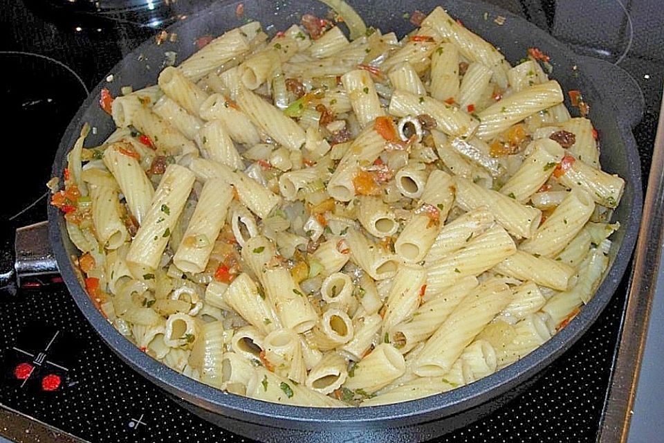 Fenchel - Tomaten - Spagetti