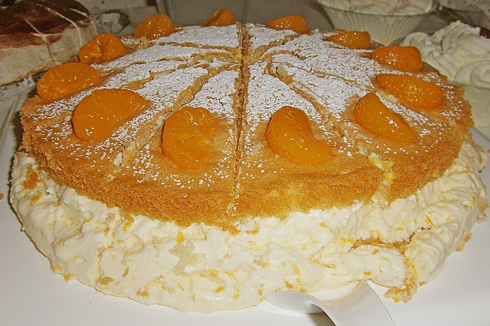 Mandarinen - Sahne - Torte