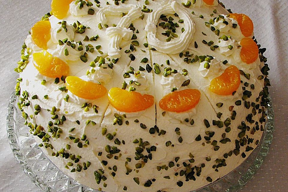 Mandarinen - Sahne - Torte