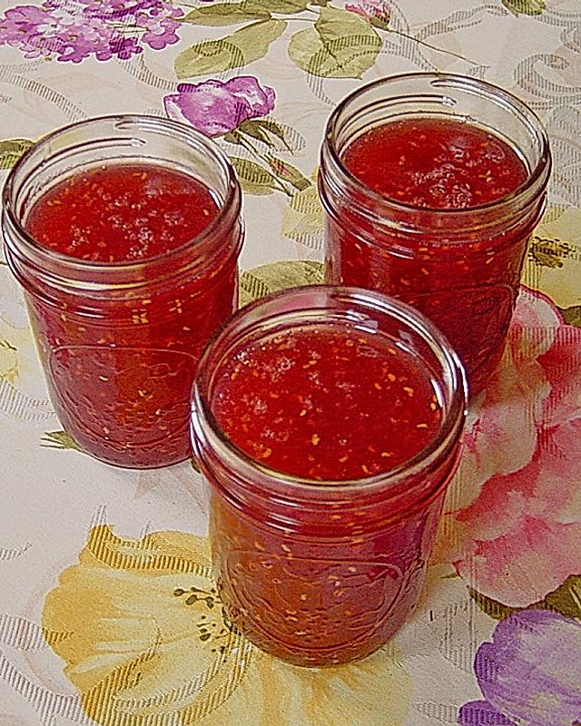 Pfirsich - Himbeer - Marmelade