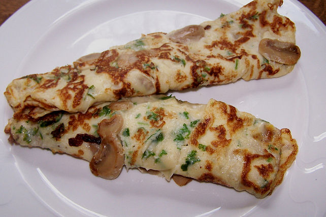 Omelett mit Champignonfüllung von vera61| Chefkoch