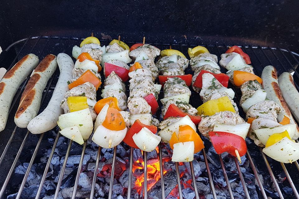 Souvlaki - Spieße gegrillt