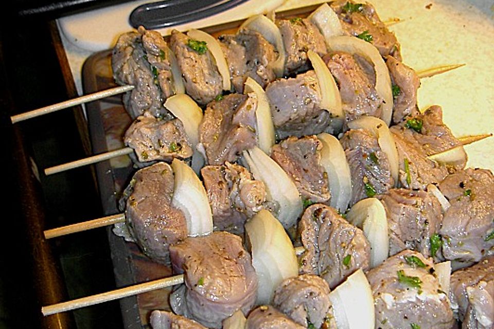 Souvlaki - Spieße gegrillt