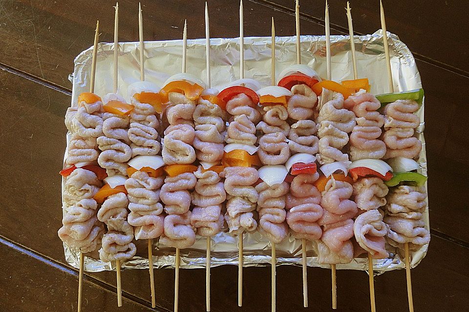 Souvlaki - Spieße gegrillt