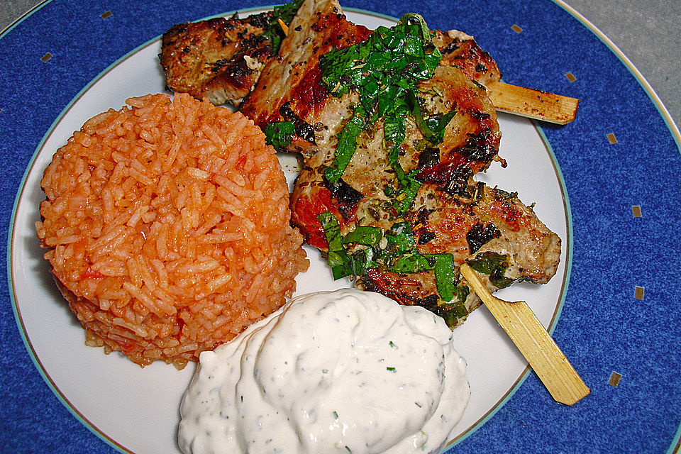 Souvlaki - Spieße gegrillt