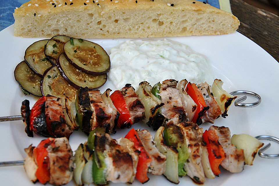 Souvlaki - Spieße gegrillt