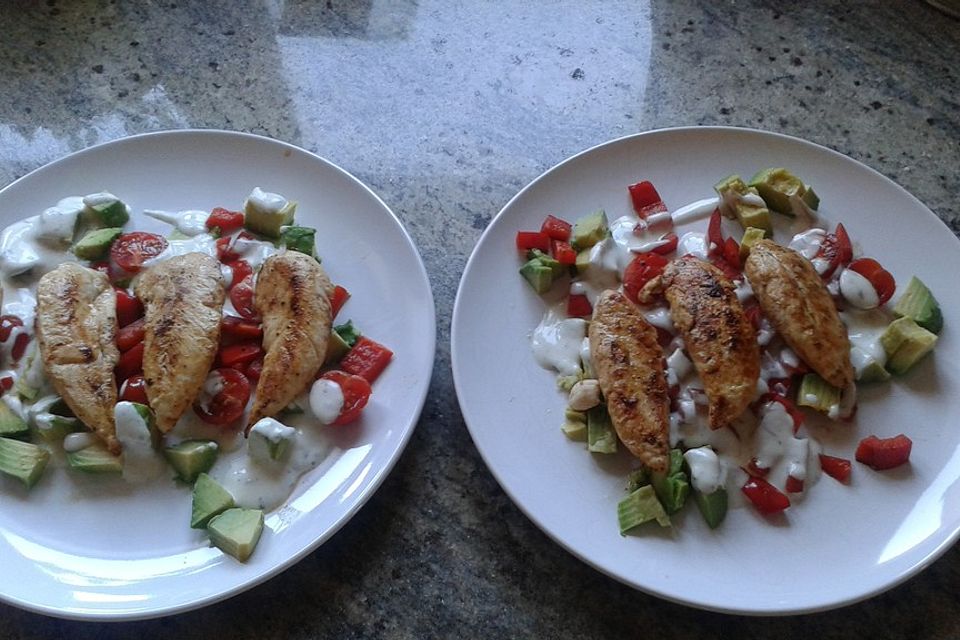 Avocado - Hähnchen - Salat Avocado - Hähnchen - Salat