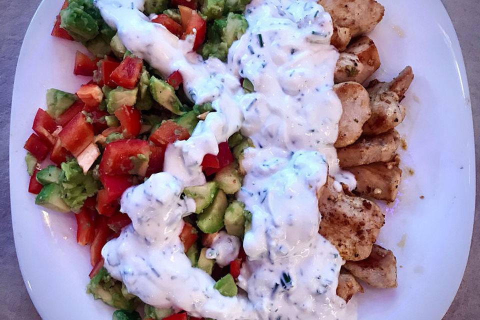 Avocado - Hähnchen - Salat Avocado - Hähnchen - Salat