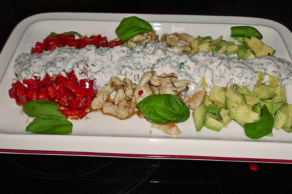 Avocado - Hähnchen - Salat Avocado - Hähnchen - Salat