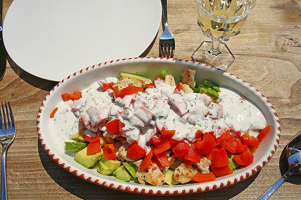Avocado - Hähnchen - Salat Avocado - Hähnchen - Salat