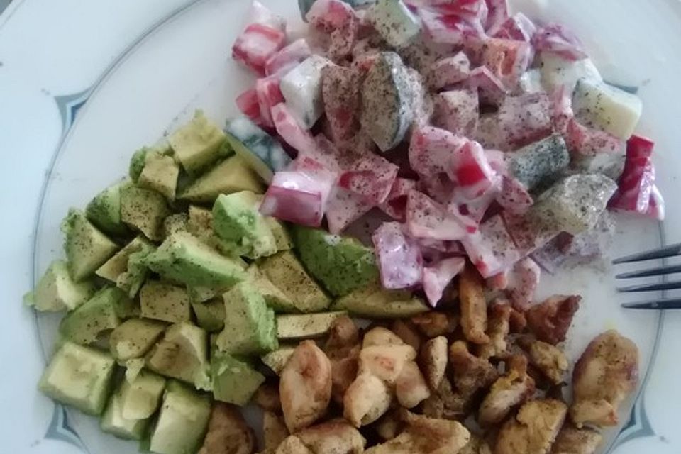Avocado - Hähnchen - Salat Avocado - Hähnchen - Salat